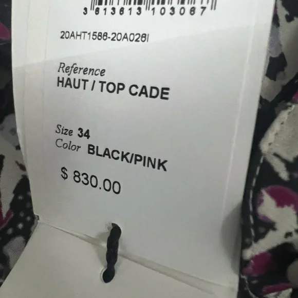 💜Silk Isabel Marant Cade blouse - Picture 6 of 6